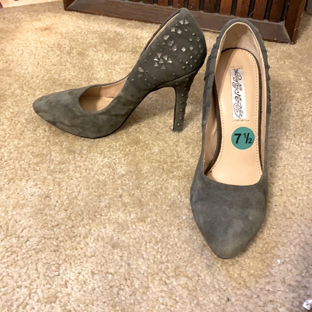 Suede Heels